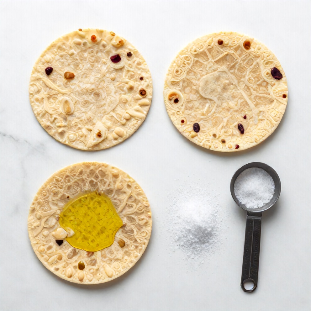 Raw Ingredients for Mini Tacos Flat Lay