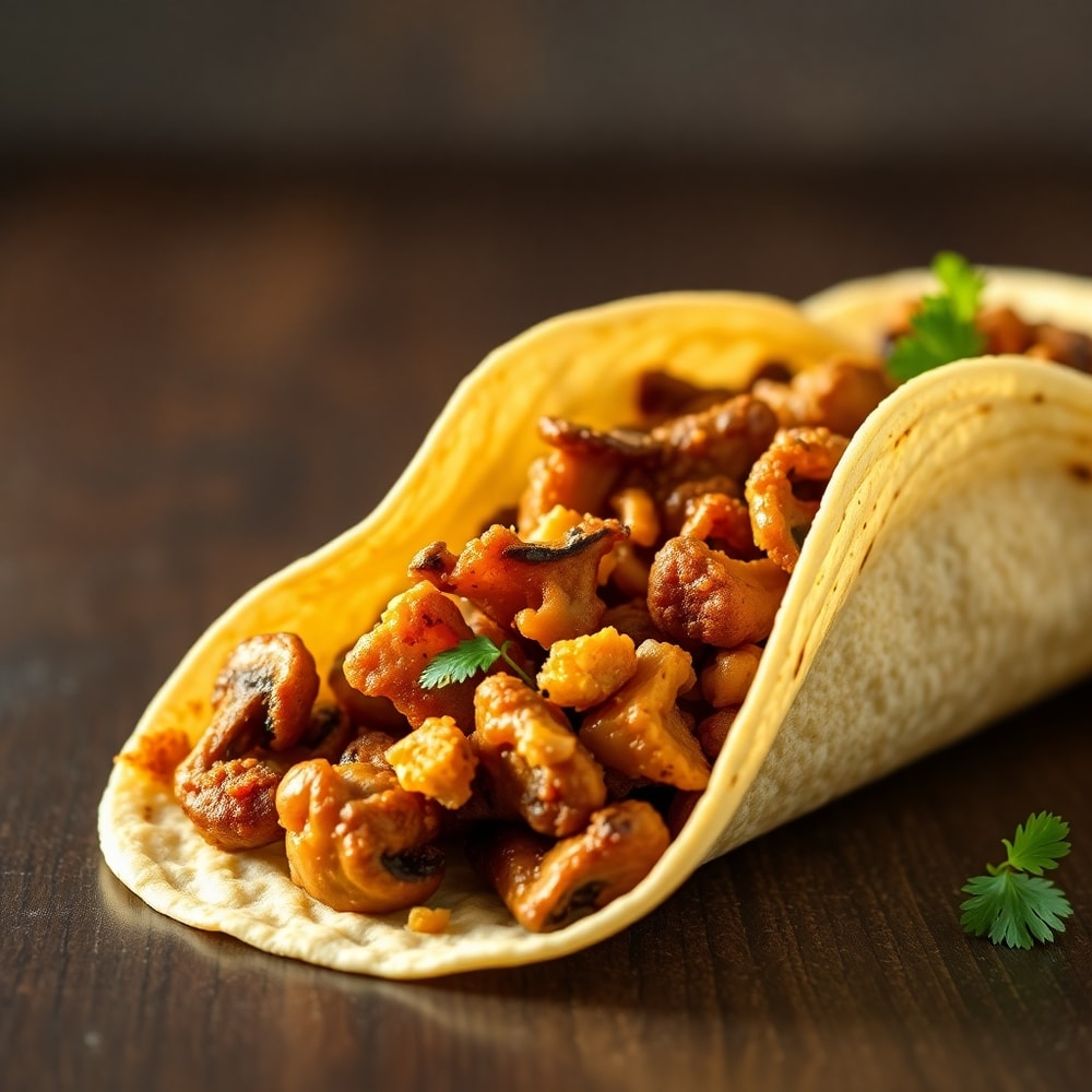 mushroom tacos