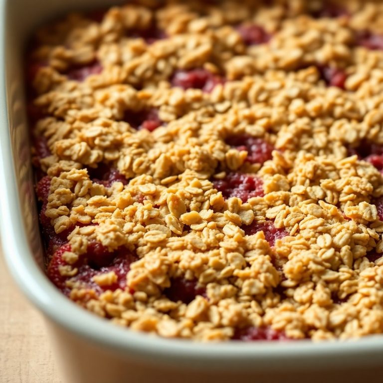 Raspberry Oatmeal Crumble Bars