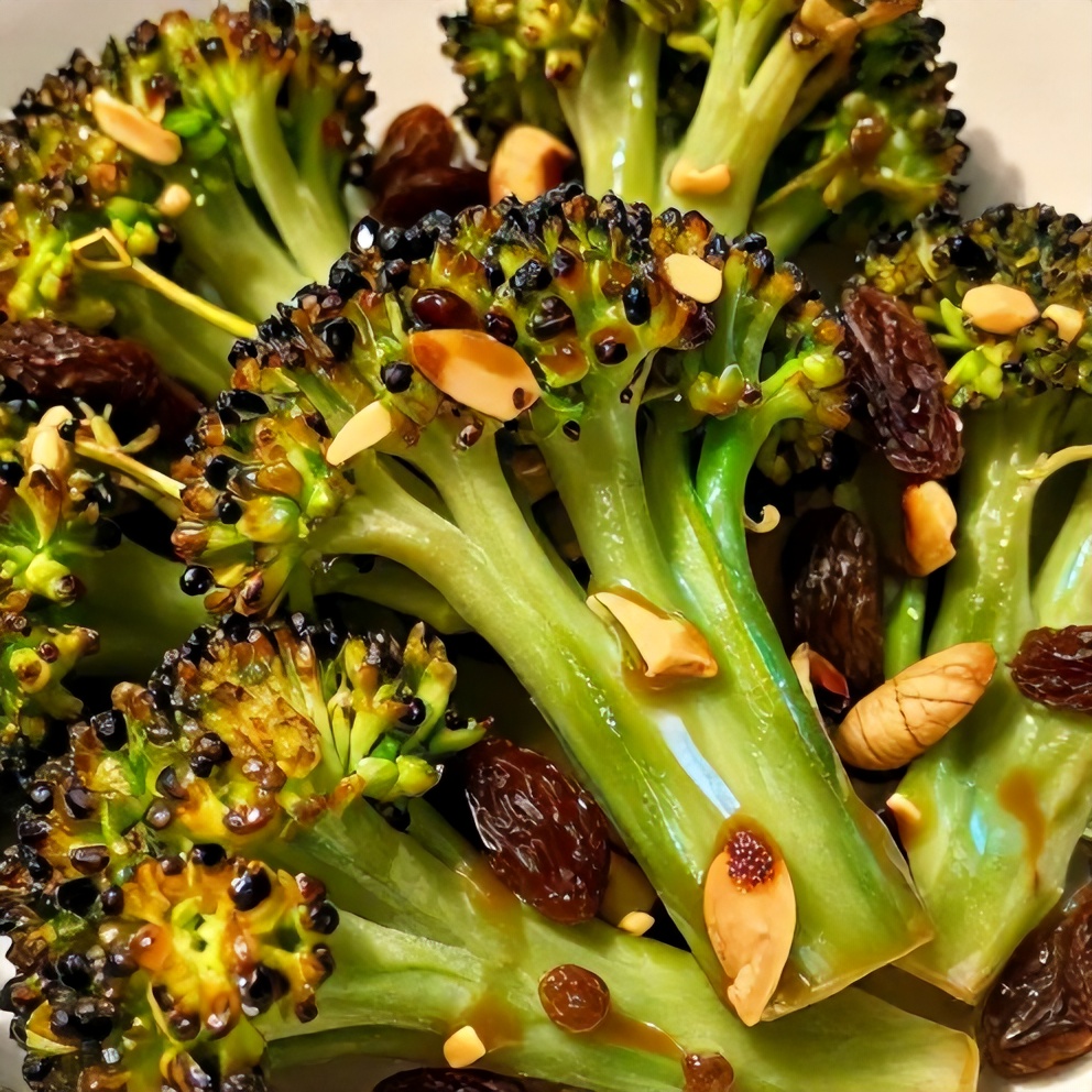 roasted broccoli salad