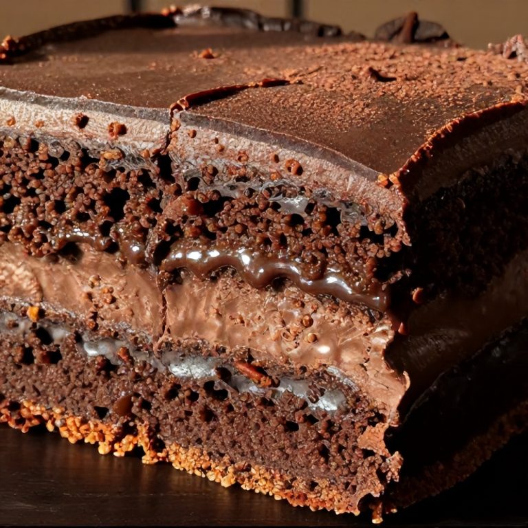 Decadent Double Layer Chocolate Cake