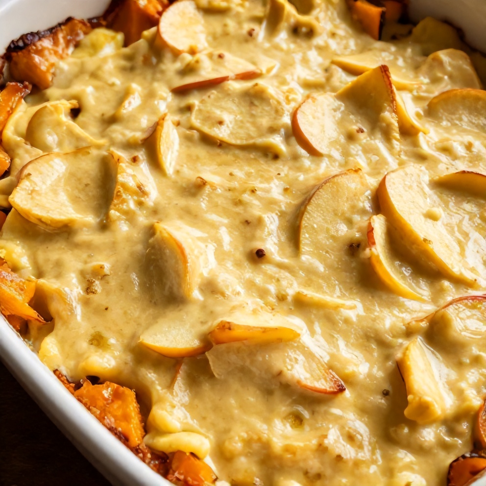 Easy Apple Butternut Squash Casserole