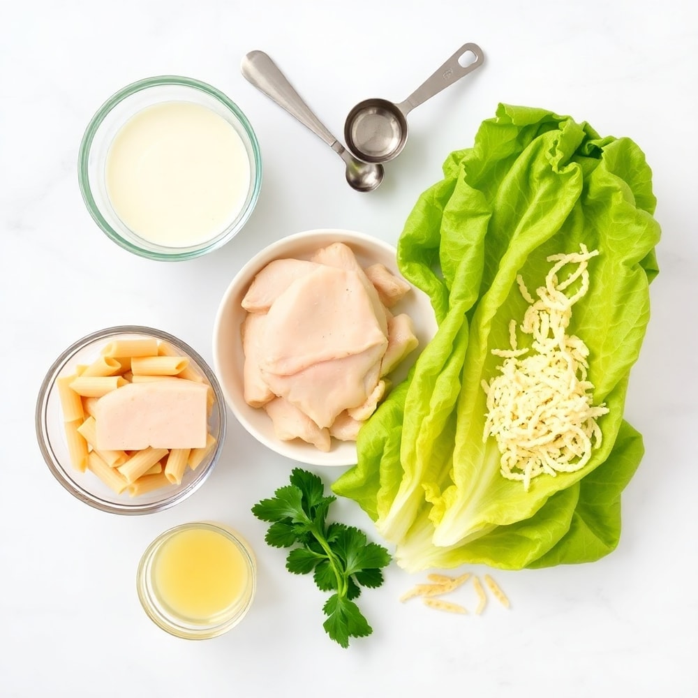 Chicken Caesar Pasta Salad Ingredients