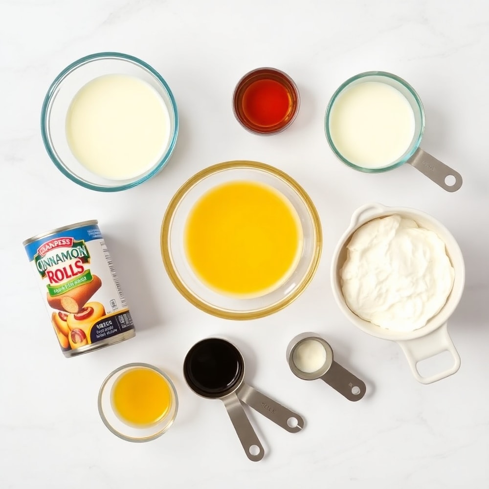 Cinnamon Roll Casserole Ingredients