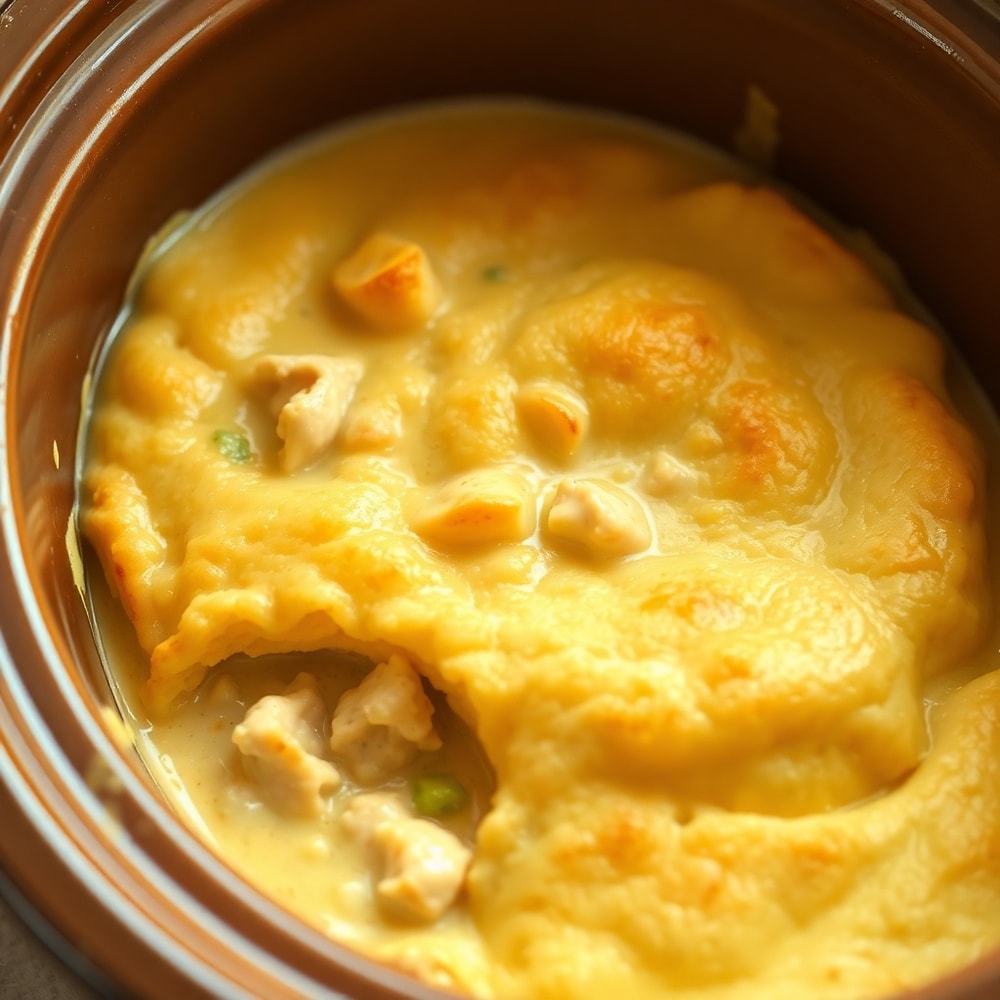 Easy Crockpot Chicken Pot Pie