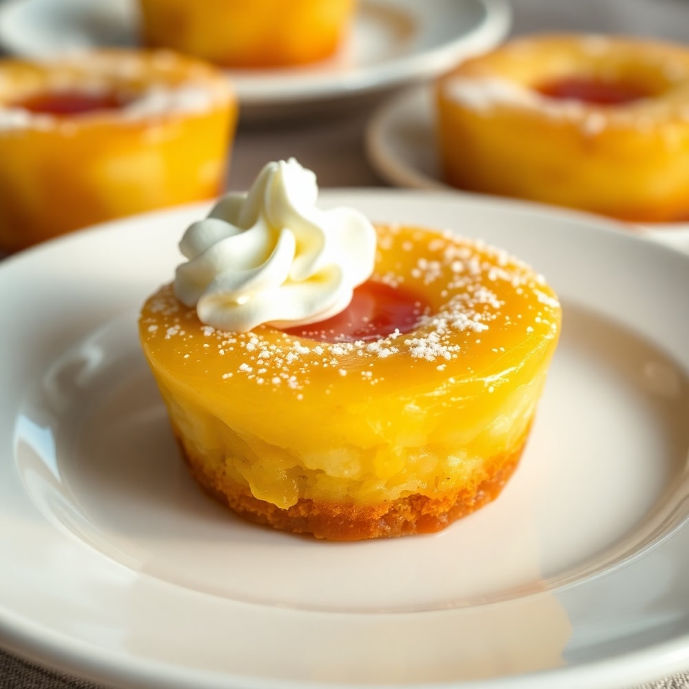 Pineapple Mascarpone Upside-Down Mini Cakes Final
