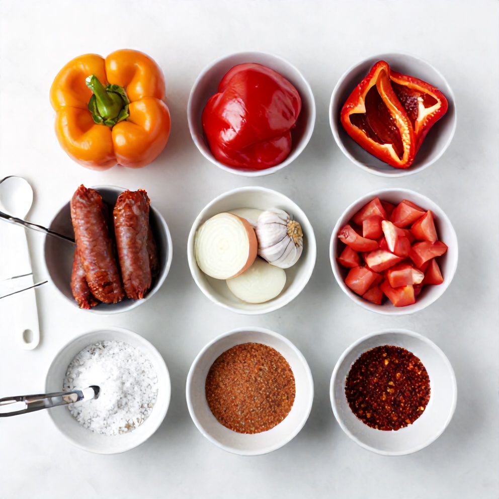 Sheet Pan Sausage Peppers Ingredients