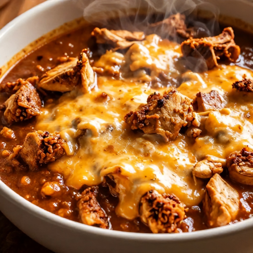 Easy Slow Cooker Buffalo Chicken Chili
