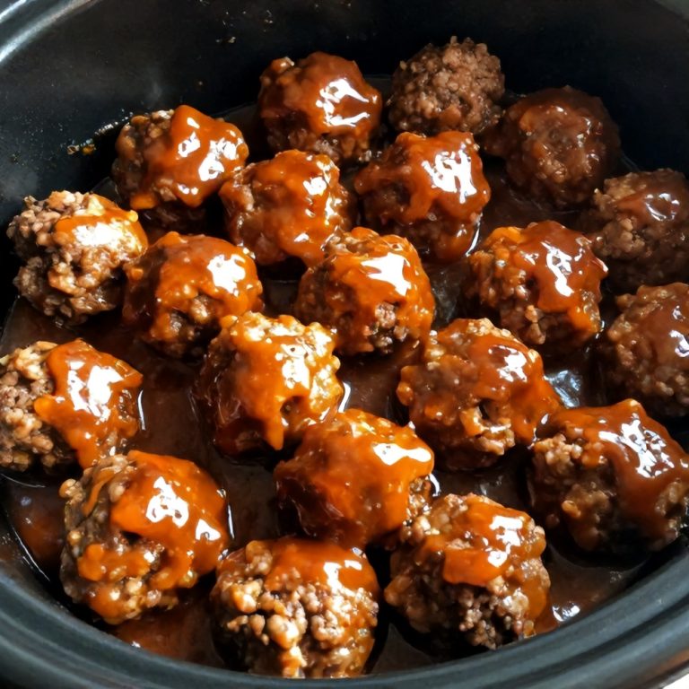 Easy Slow Cooker Sweet and Sour Meatballs