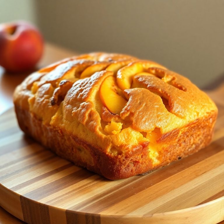 Easy Spiced Peach Bread