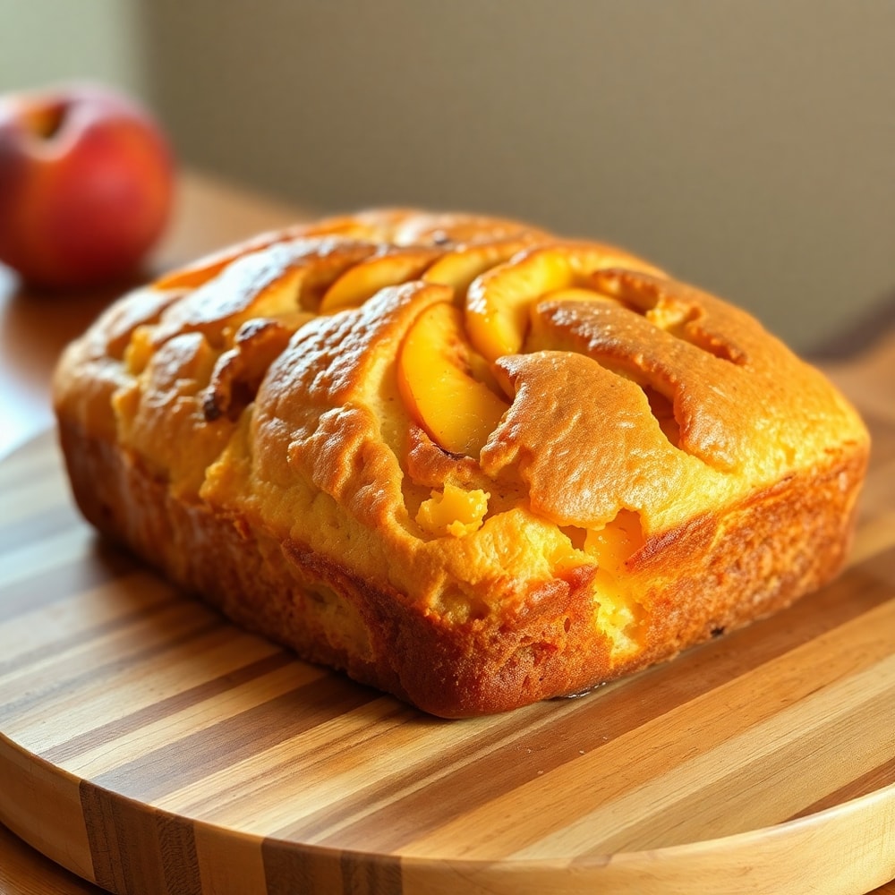 Easy Spiced Peach Bread