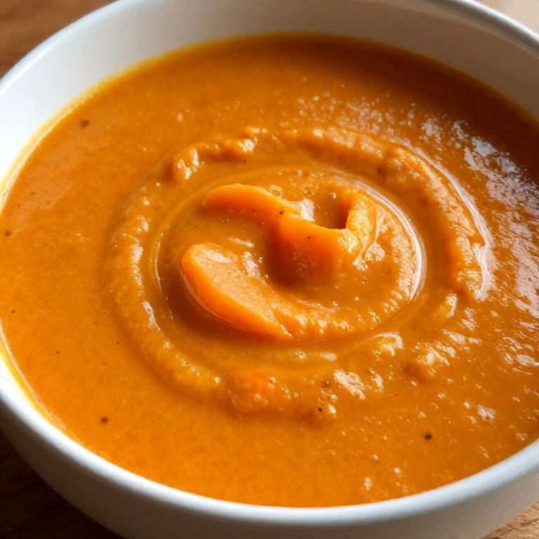 Easy Spicy Miso Carrot Soup