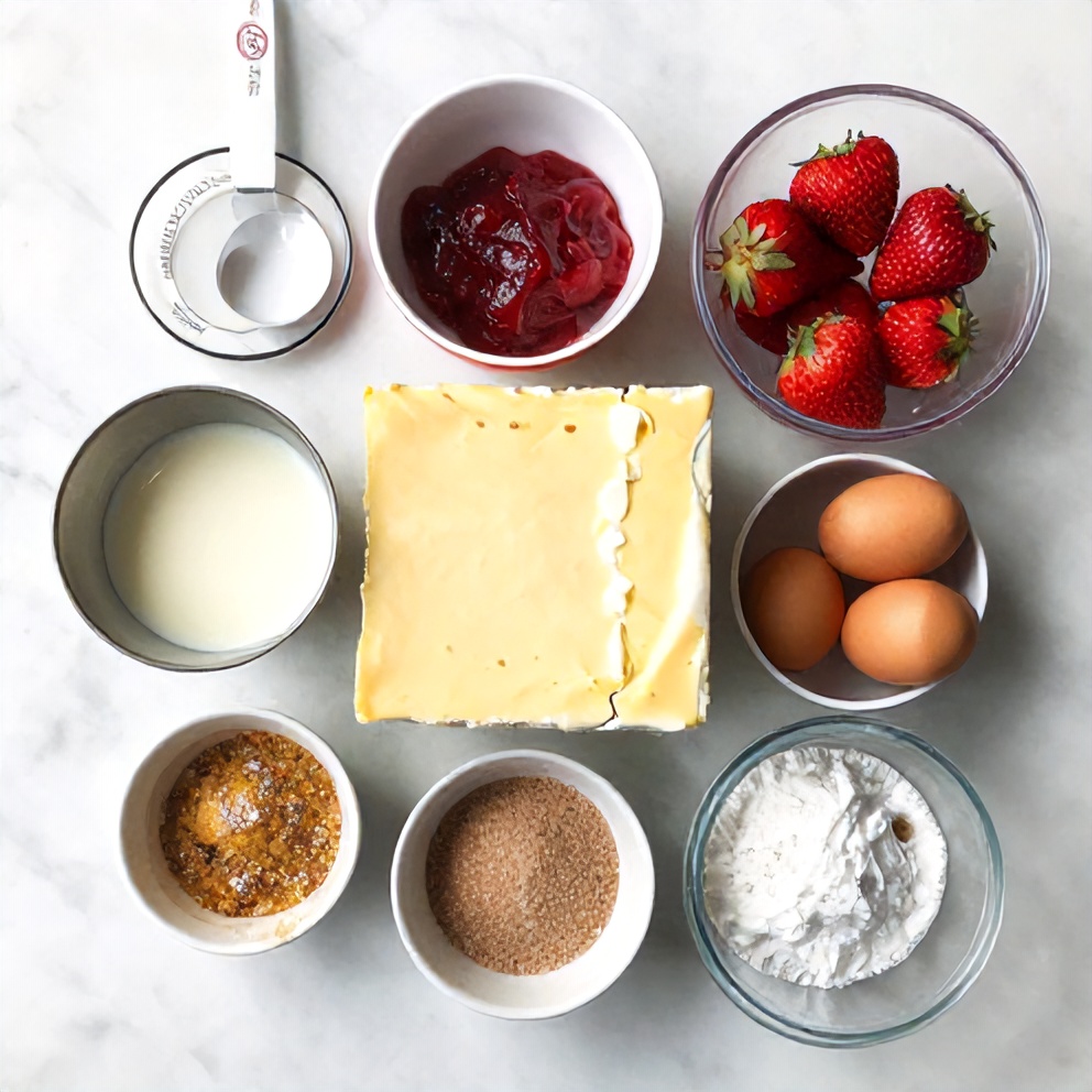 Strawberry Cheesecake Dump Cake Ingredients