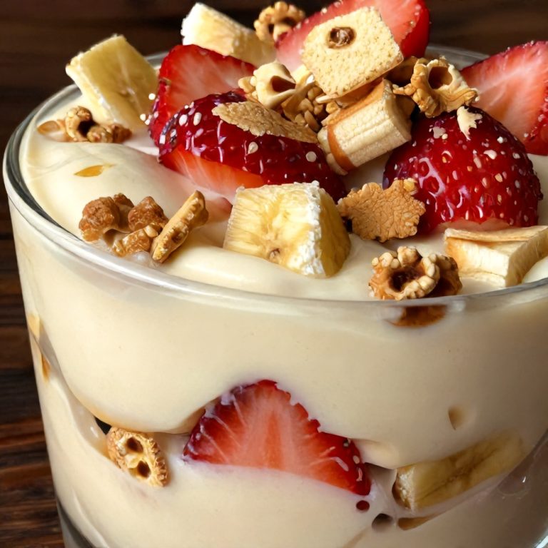 Strawberry Crunch Banana Pudding