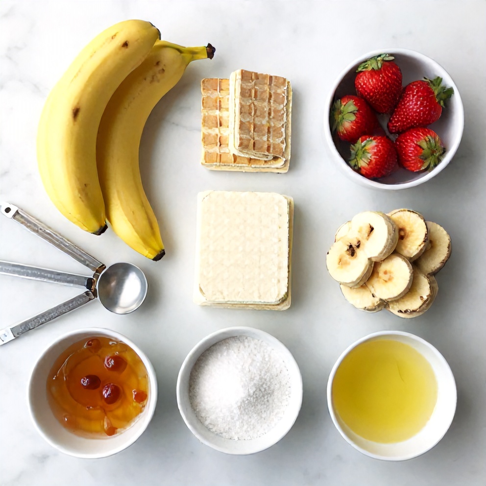 Strawberry Crunch Banana Pudding Ingredients