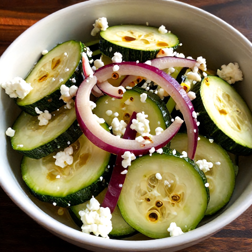 fresh zucchini salad