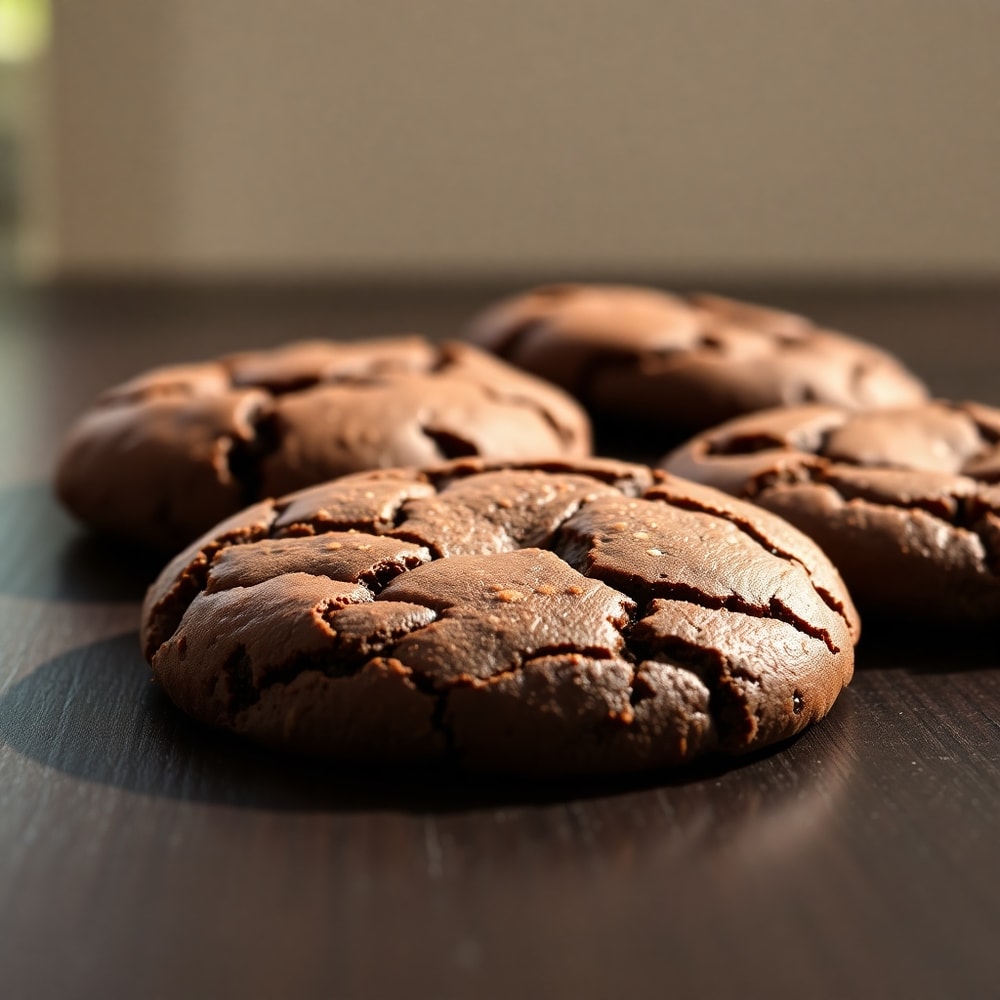 fudgy chocolate brownie cookies