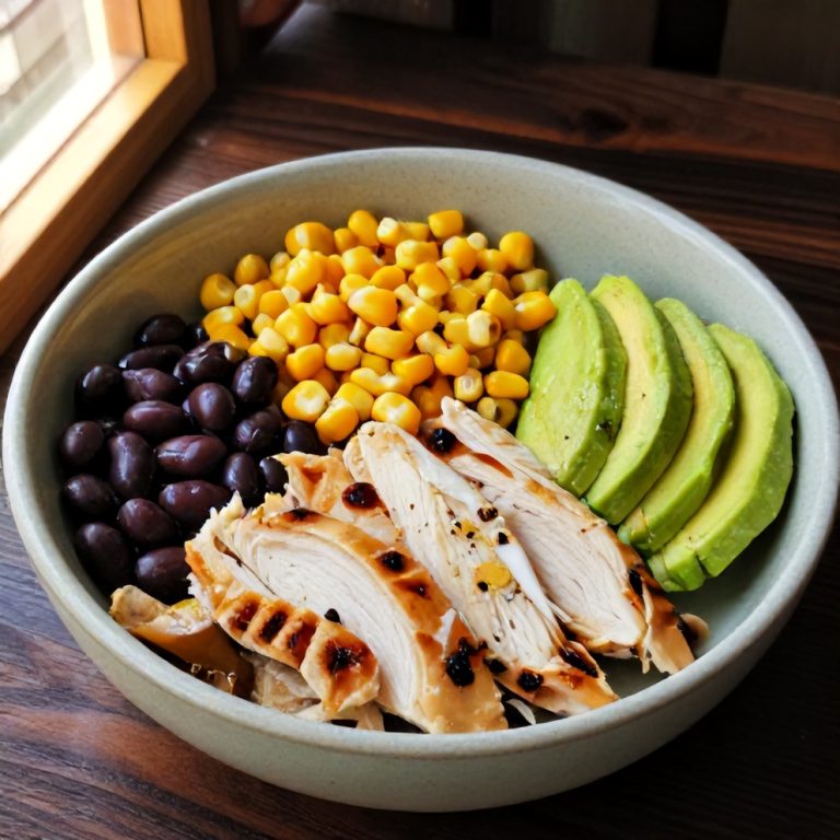healthy chicken burrito bowl