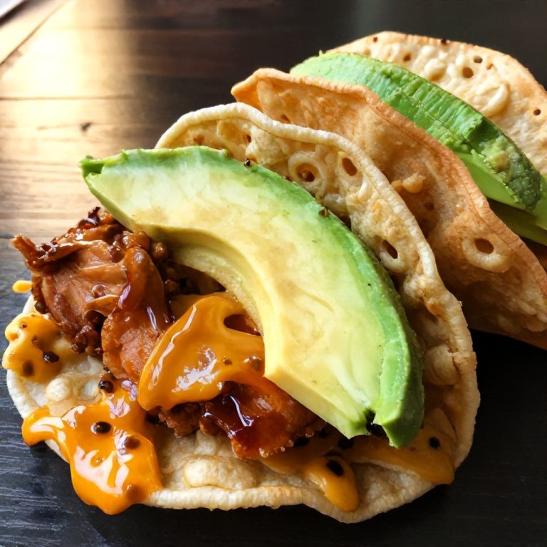 Honey Lime Chicken Nacho Wonton Tacos