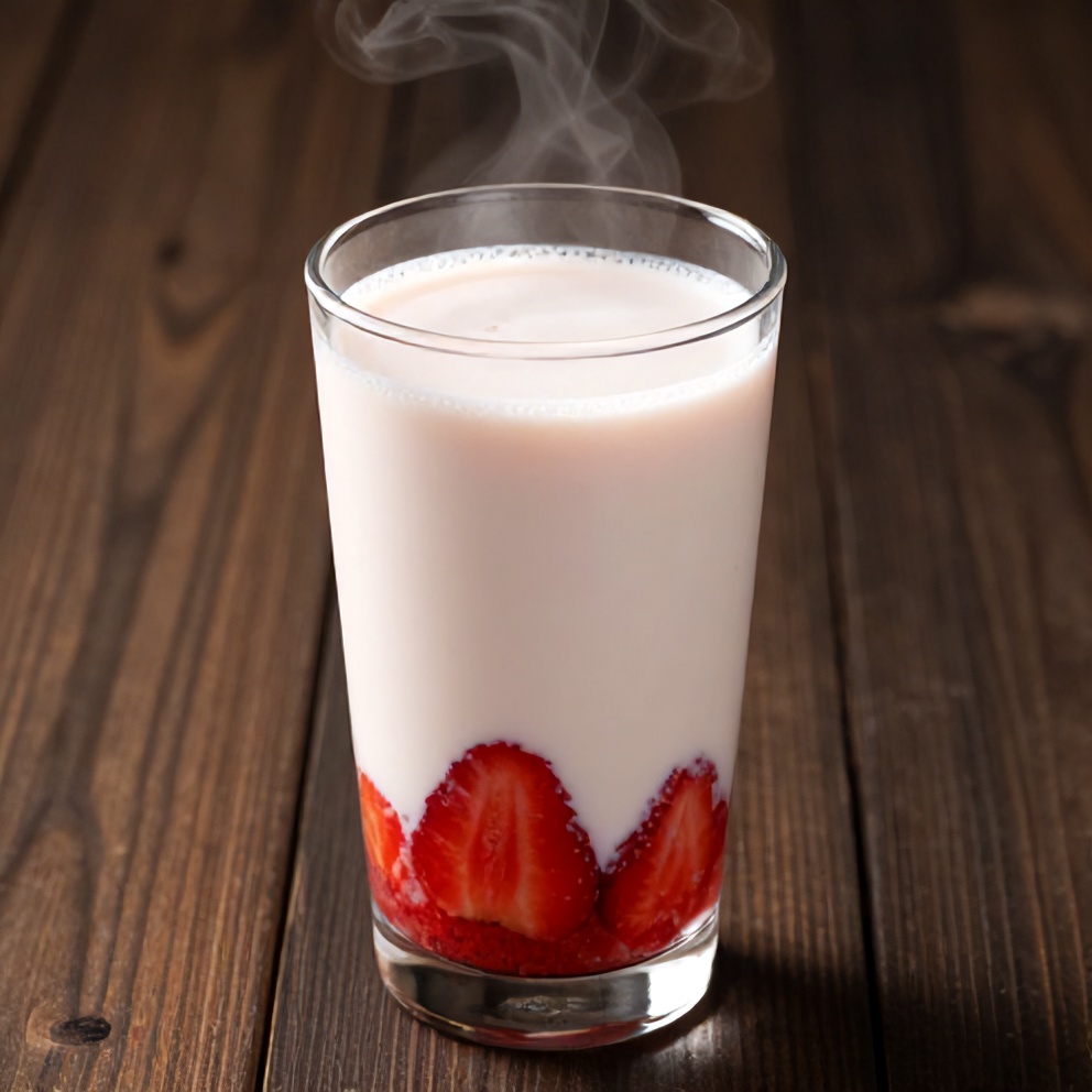 Korean strawberry milk