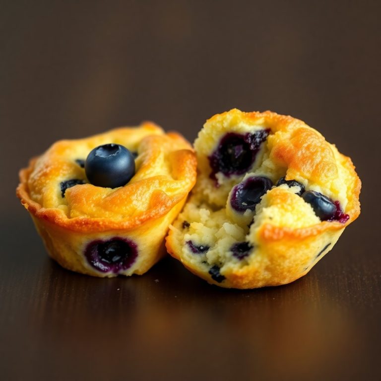 Lemon Blueberry Cottage Cheese Pancake Bites