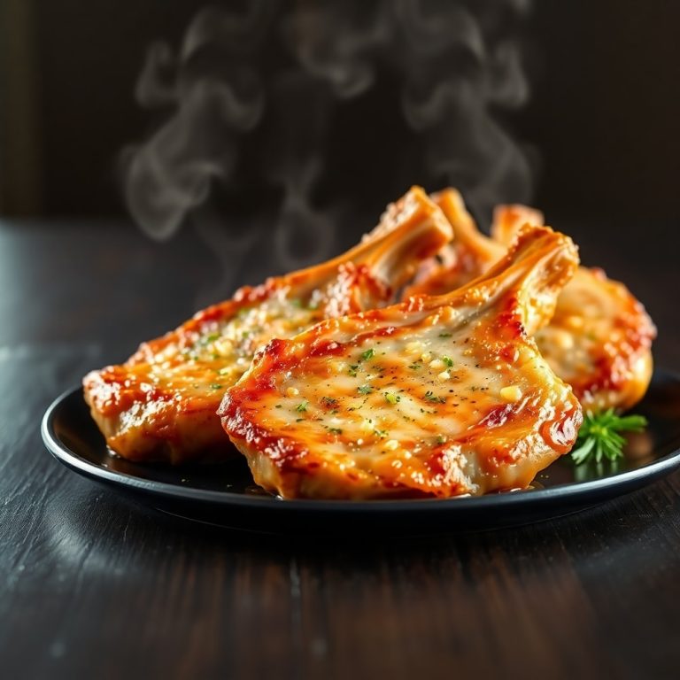 Lemon Garlic Pork Chops