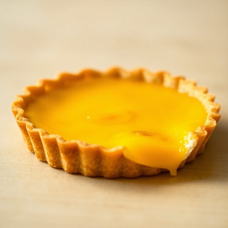 mango curd tart