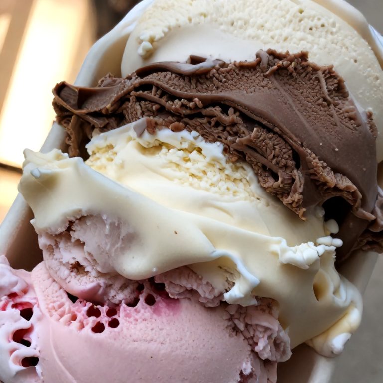 No-Churn Neapolitan Ice Cream