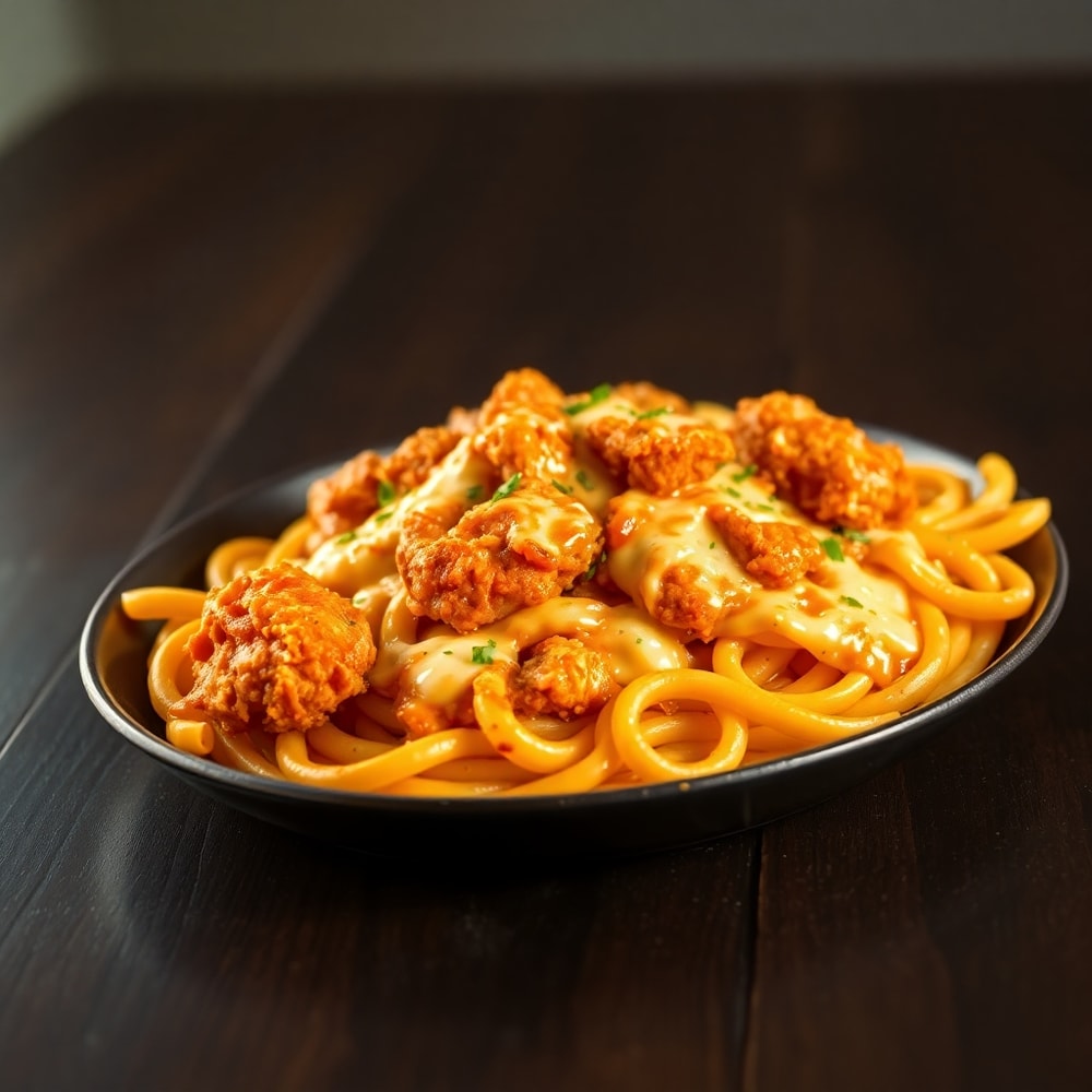 one pot buffalo chicken pasta