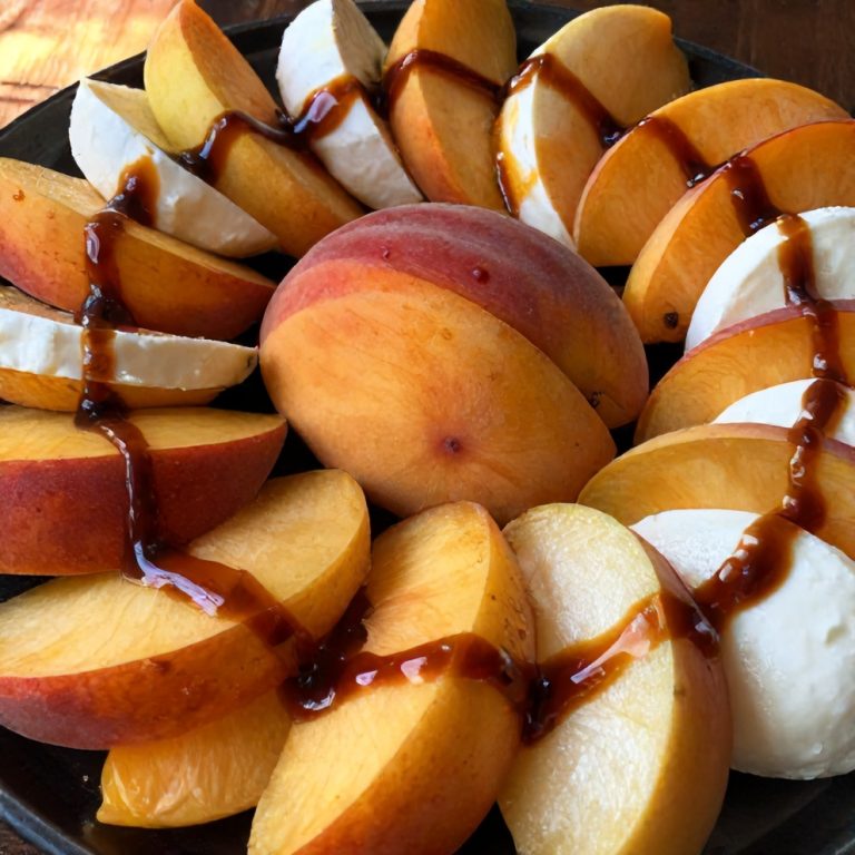 Peach Caprese Salad