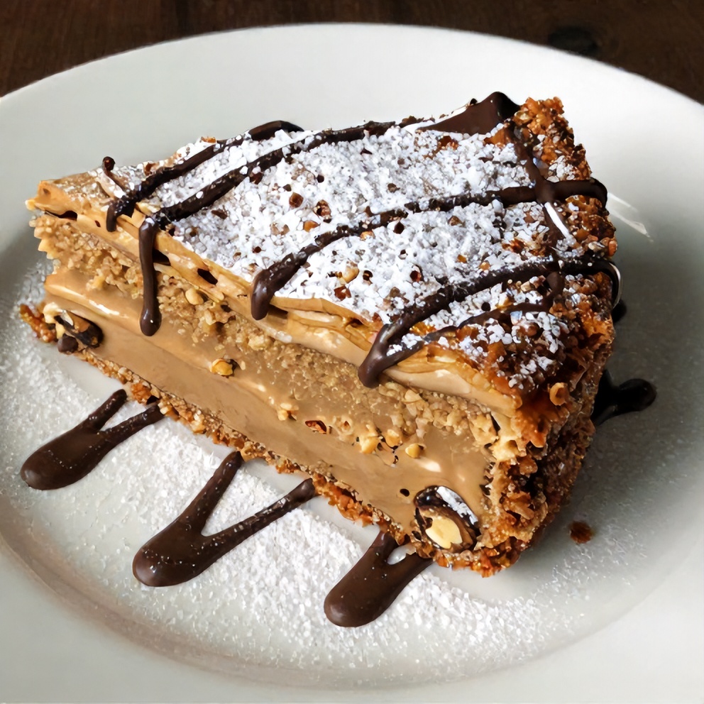 Slice of Reese’s Peanut Butter Pound Cake on a plate