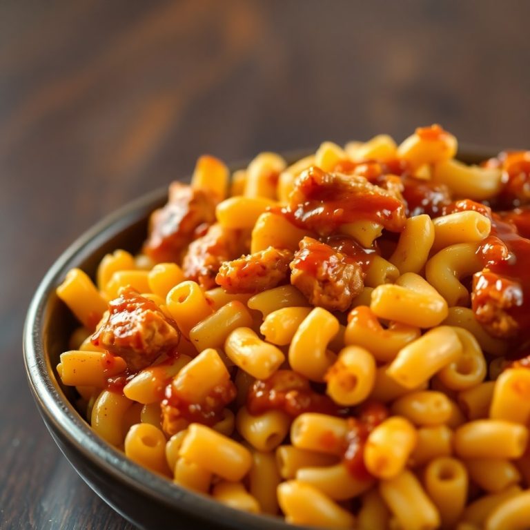 Smoky BBQ Chicken Mac Cheese