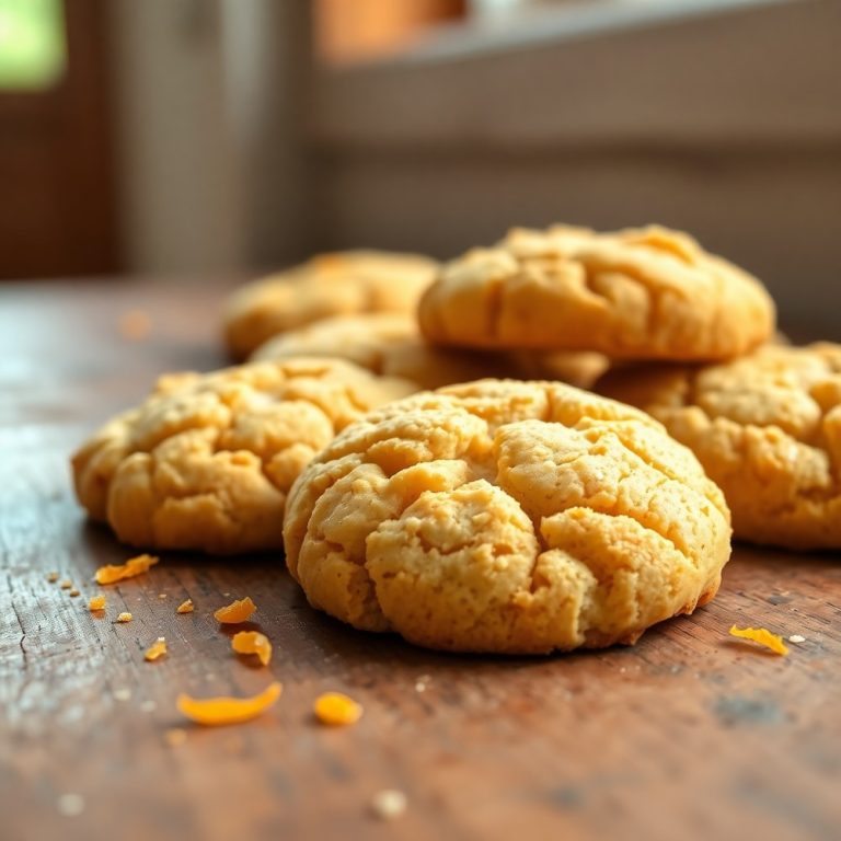 orange scone cookies